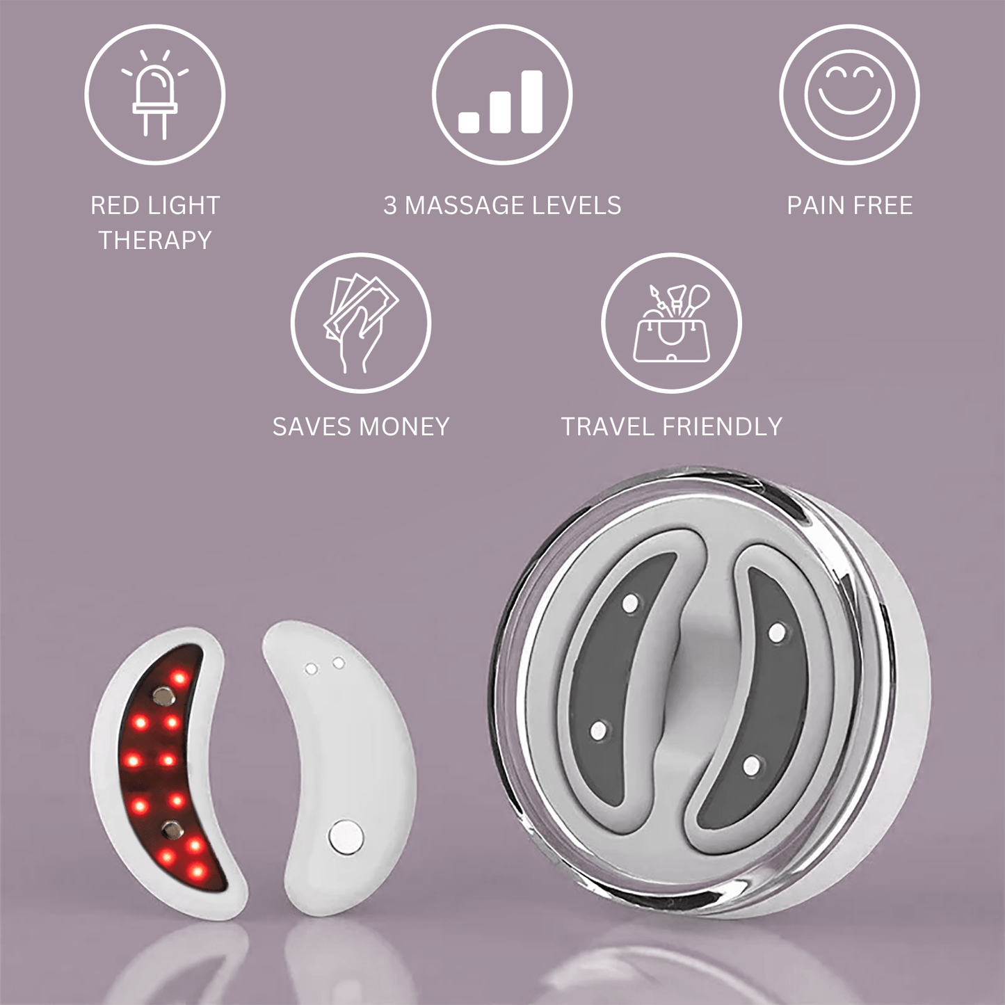 EyePods Massager & Red Light Therapy